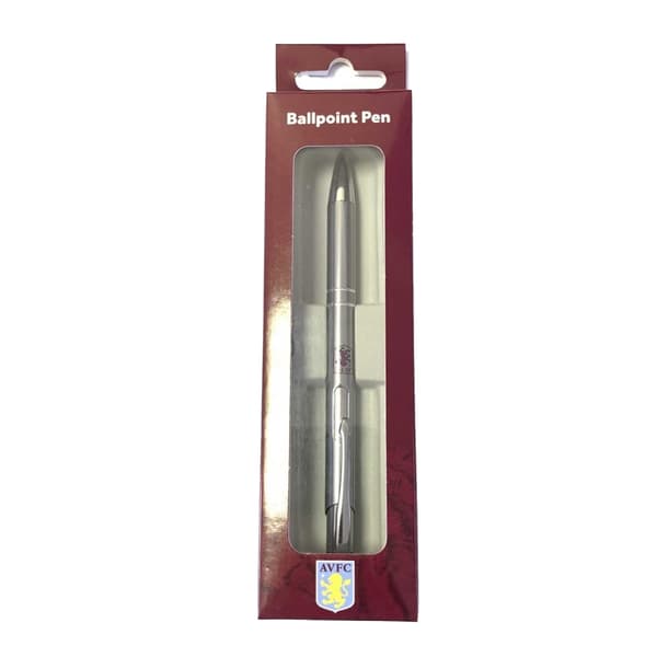 Aston Villa FC Crest-kuglepen Silver One Size