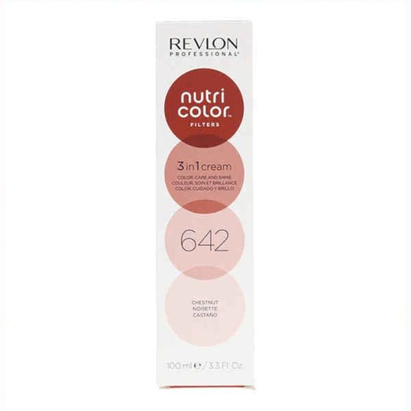Permanent Farve Nutri Color Revlon 642 Kastanje (100 ml)