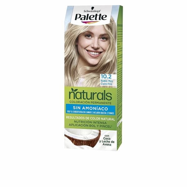 Permanent färg Schwarzkopf Palette Natural Nº 10.2