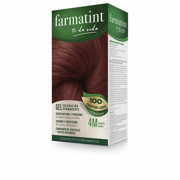 Permanent färg Farmatint 4m-Castaño Caoba Gel