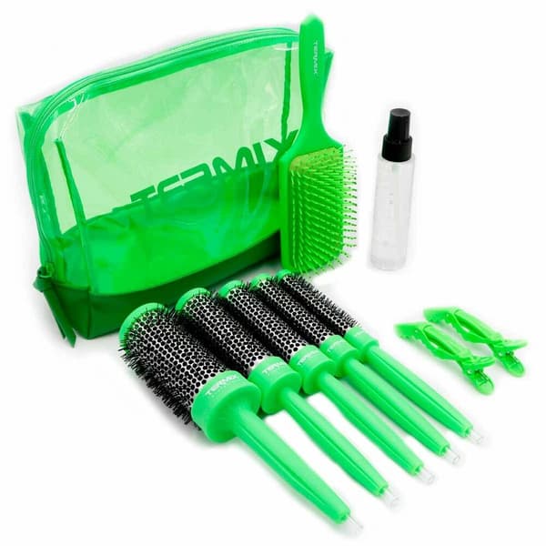 Sæt med kamme/børster Termix Brushing Grøn