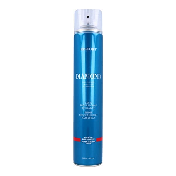 Extra fast håll hårspray Diamond Risfort 69888 (500 ml)