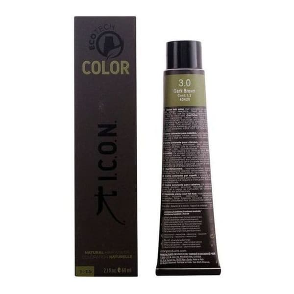 Permanent färg Ecotech Color I.c.o.n. Ecotech Color Nº 9.0-rubio muy claro 60 ml
