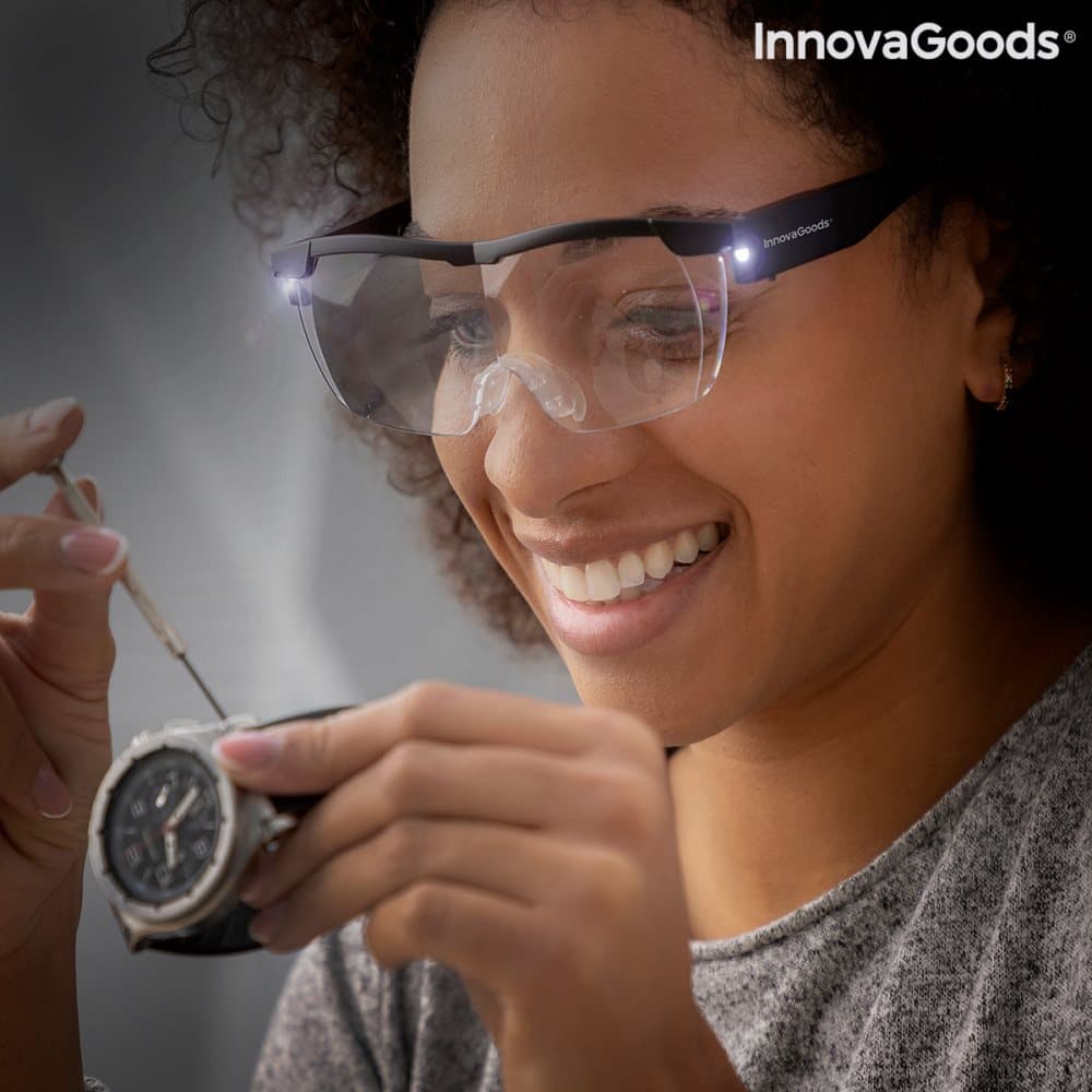 Forstørrelsesglass med LED Glassoint InnovaGoods