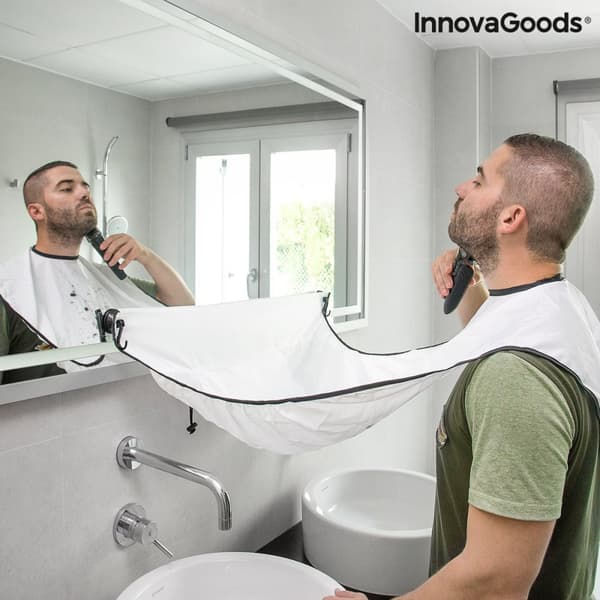 Skjegg-trimming smekke med sugekopper Bibdy InnovaGoods