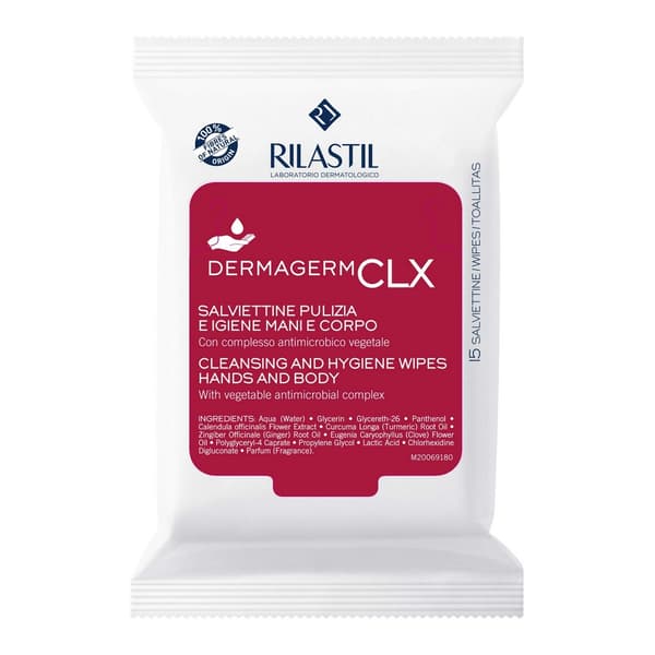 Toalhetes Higienizantes Rilastil Dermagen CLX 15 enheder