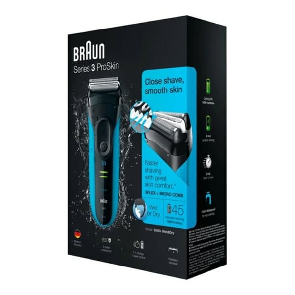 Elektrisk rakapparat Braun 3040s Blå