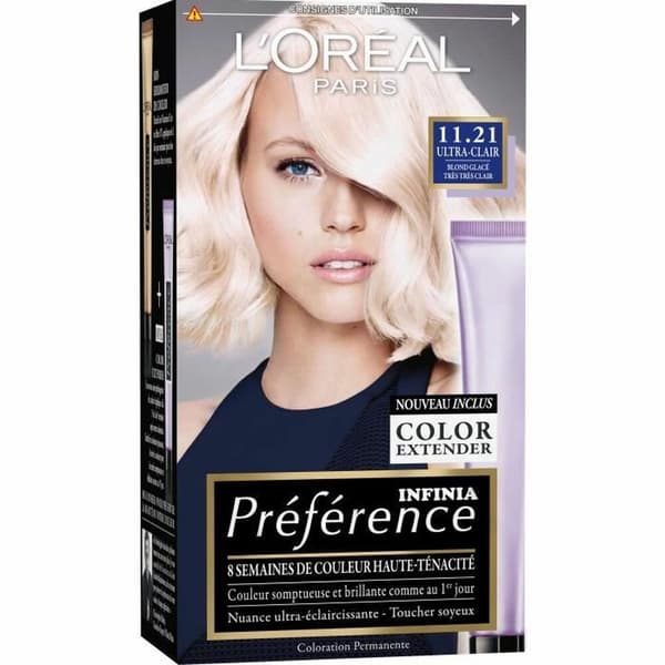 Permanent Hårfarge L'Oréal Paris Preference Nº 11.21 Meget Lysblond