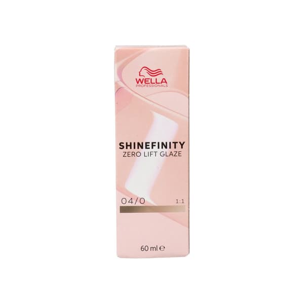 Permanent färg Wella Shinefinity Color Nº 04/0 60 ml