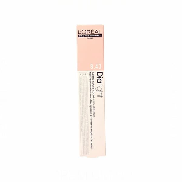 Farve uden Ammoniak L'Oreal Professionnel Paris Dia Light Nº 8.43 (50 ml)