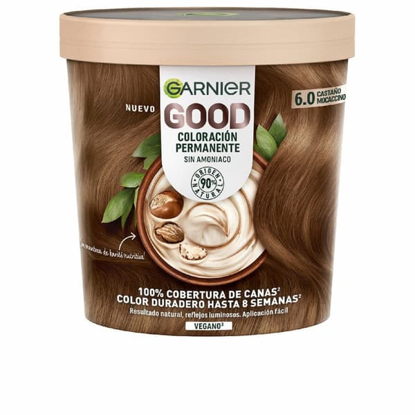 Permanent Farve Garnier Good Mocaccino Kastanje Nº 6.0 (1 enheder)