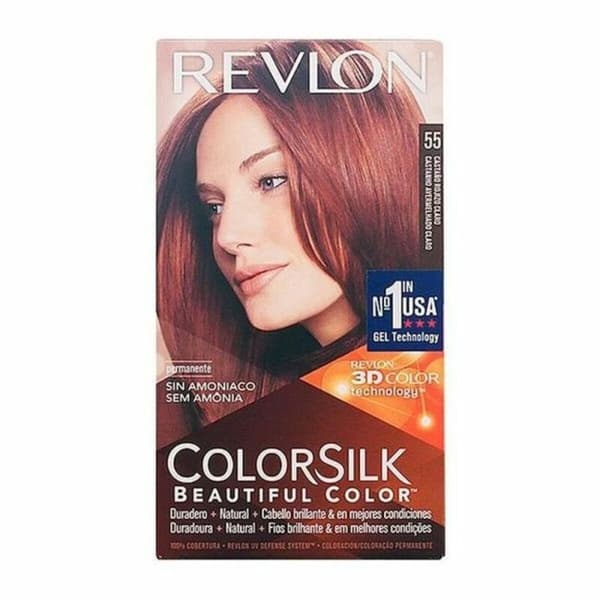 Farge Ingen Ammoniak Colorsilk Revlon 929-95554 Lys Rødlig (1 enheter)