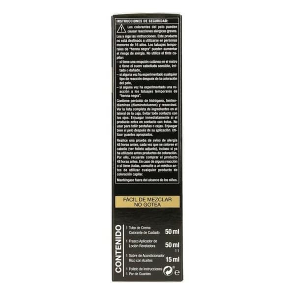 Permanent Hårfarge Syoss Olio Intense Uten ammoniakk Nº 1,10 Svart Intens