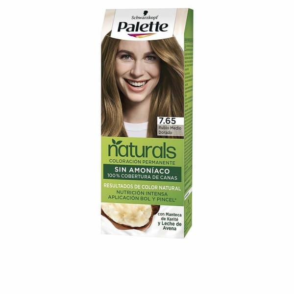 Permanent Hårfarge Schwarzkopf Palette Natural Nº 7.65