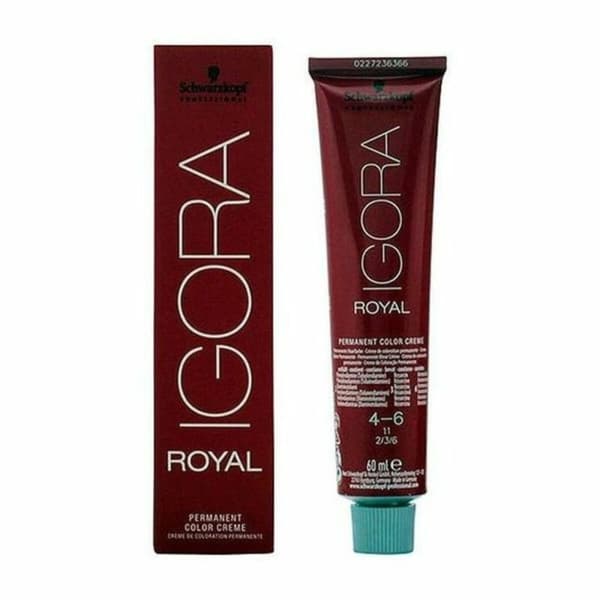 Permanent färg Igora Royal Schwarzkopf 4045787199383 4-6 Nº 4-6 Nº 9.0-rubio muy claro Nº 8.0-rubio claro 60 ml