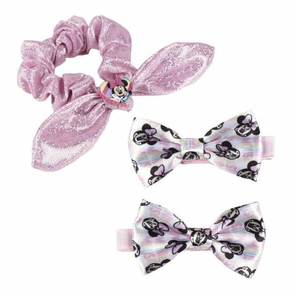 Hiusklipsit Disney Pinkki Minnie Mouse Lasso Setti (3 Kappaletta)