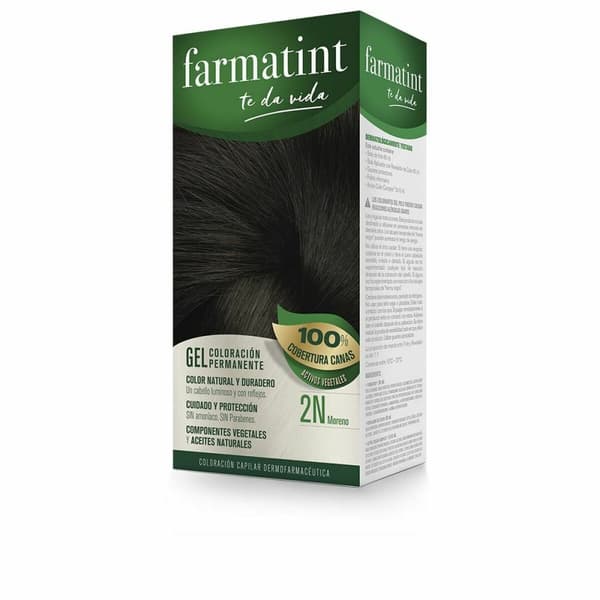 Permanent färg Farmatint 380213 2n-Moreno Gel Mörk (60 ml)