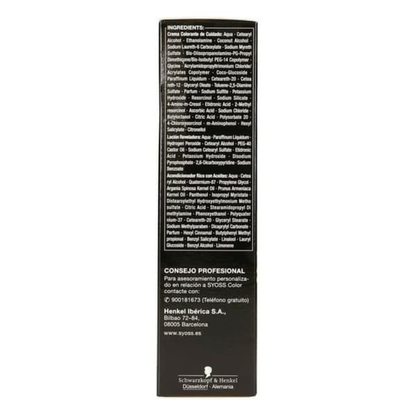 Permanent färg Syoss Olio Intense Utan ammoniak Nº 7,10 Blont Naturell