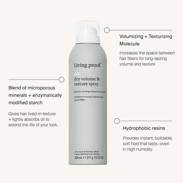 Volum-spray Living Proof Full 238 ml Teksture