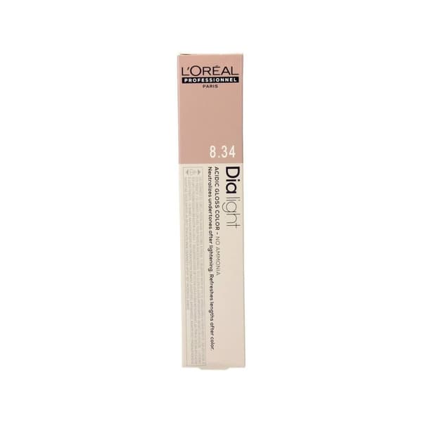 Färg utan ammoniak L'Oreal Professionnel Paris Dia Light Nº 8.34 Nº 8,34 50 ml