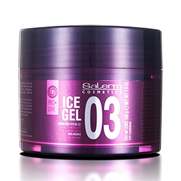 Erittäin tukeva muotoilugeeli Ice Salerm Ice Gel (200 ml) 200 ml