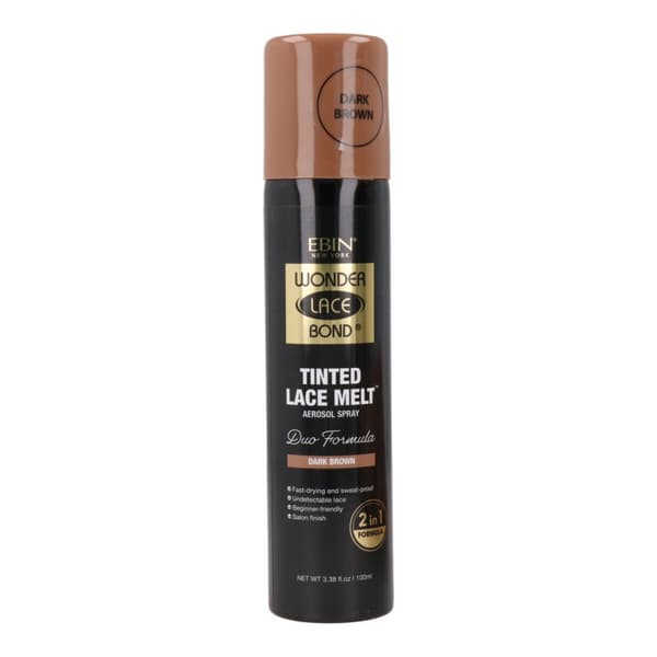 Perukfärg Ebin New York Tinted Lace Melt Dark Brown 100 ml