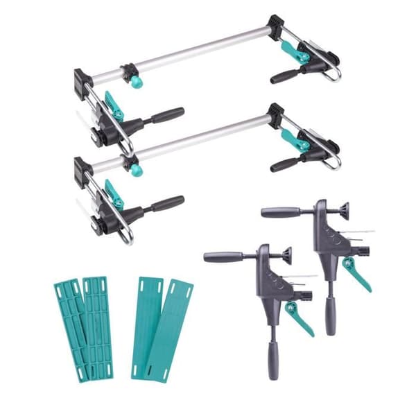 wolfcraft - Pro Door Block Installation Kit - För dörrar från 600 till 1000 mm - 8 stycken - ref. 3676000