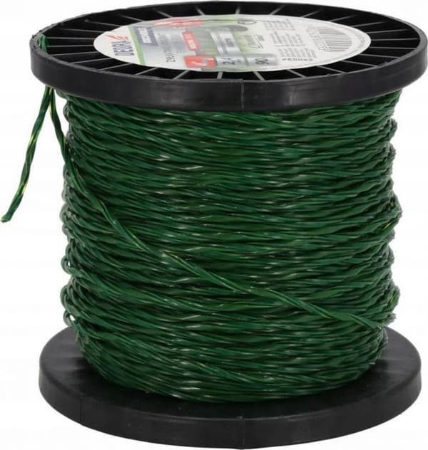Skärmall - skärguide Dedra - 80Z24902S - Fyrkantig tvinnad skärtråd 2,4mmx90m, spole