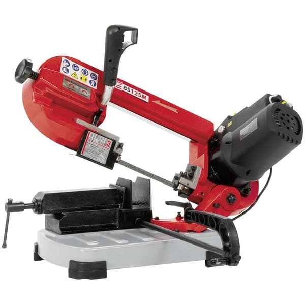 Holzmann Maschinen Bärbar metallbandsåg BS125M_230V 230 V 400 W Sågblad, längd 1435 mm