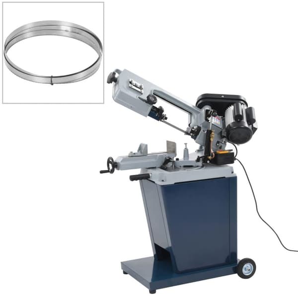 vidaXL metalbåndsav med massiv fod 230 V
