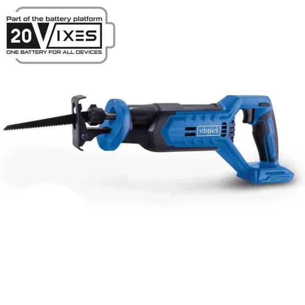 Sladdlös tigersåg C-RS100-X - maxsågning 115 mm alla material + 1 blad - SCHEPPACH 20V IXES - utan batteri eller laddare