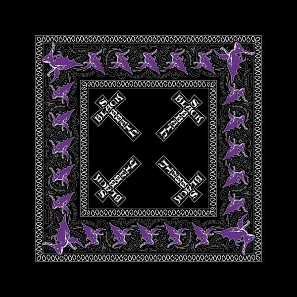 Black Sabbath Unisex Bandana: Cross Logo