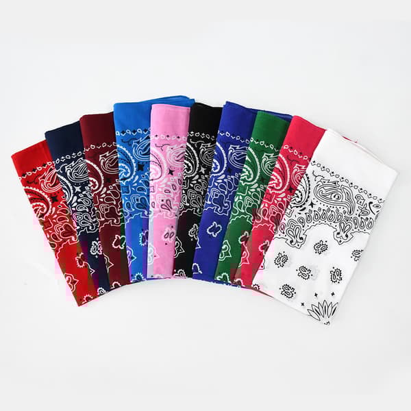 Lollanda 6 kpl Bandana Paisley 54x54 cm