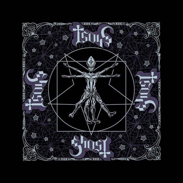 Ghost Unisex Bandana: Vitruvian Ghost