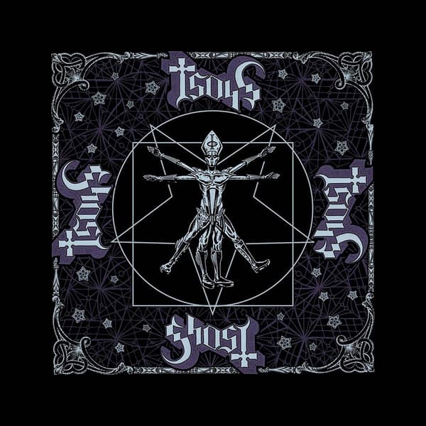 Ghost Unisex Bandana: Vitruvian Ghost