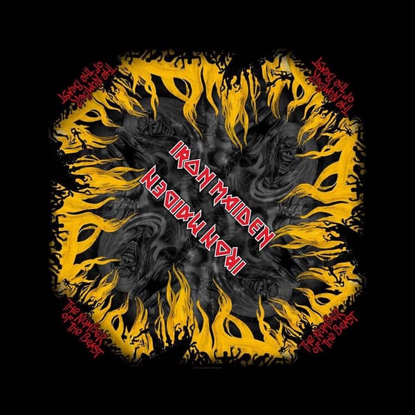 Iron Maiden Unisex Bandana: The Number Of The Beast