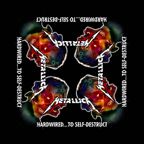 Metallica Unisex Bandana: Hardwired to Self Destruct