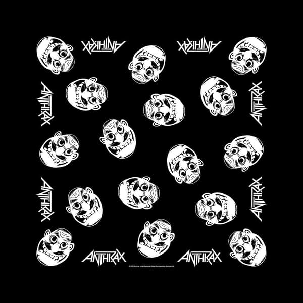 Anthrax Unisex Bandana: Not Man