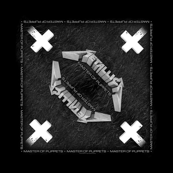 Metallica Unisex Bandana: Master of Puppets