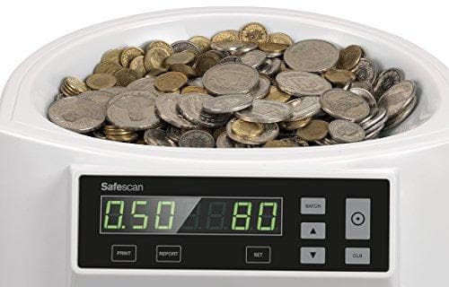 Safescan CHF kolikkolaskuri "Safescan 3175.00cm (1250"), valkoinen - markkinoille: CH - 1 kpl (113-0550)