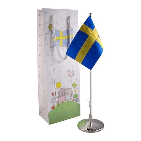 Dacapo Silver - Dopflaggstång "Vi Flaggar För"