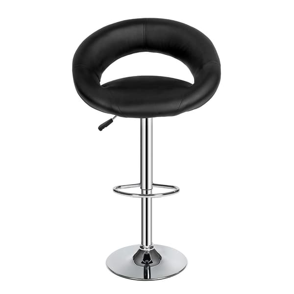 Sæt med 2 barstole 63-83cm - sort