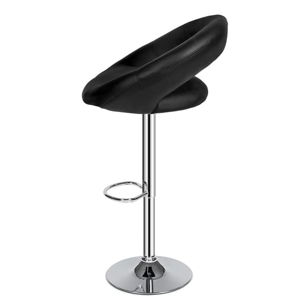 Sæt med 2 barstole 63-83cm - sort