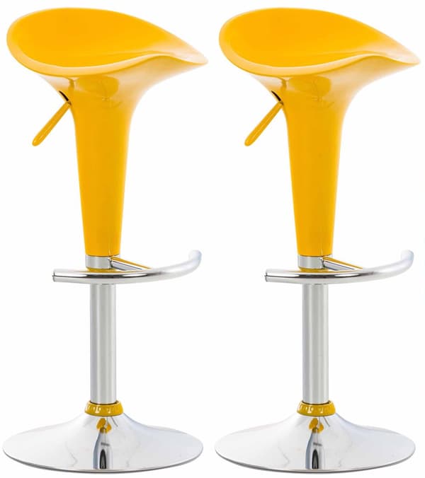 CLP 2-pack Baarituoli Saddle Muovia