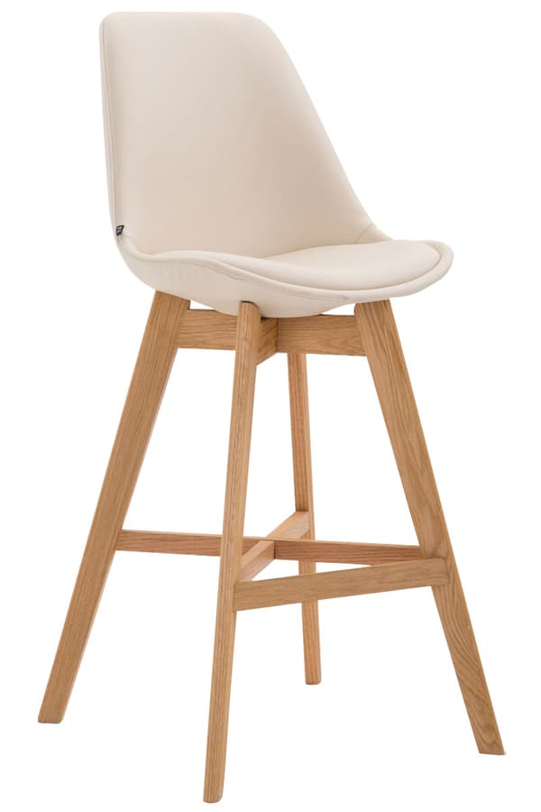 CLP Barstol Cannes Konstläder creme-natura