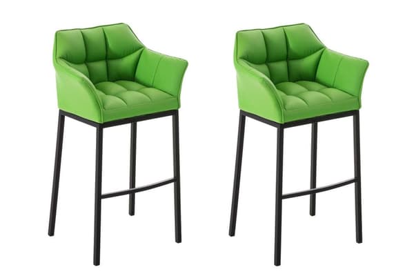 CLP 2-pack Barstol Damaso med 4-ben underrede