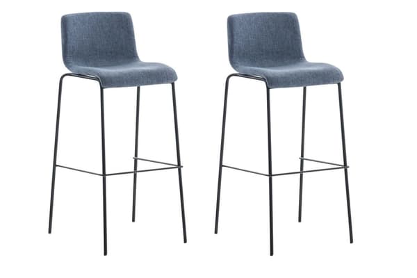 CLP 2-pack Barstol Hoover Tyg med fyra ben