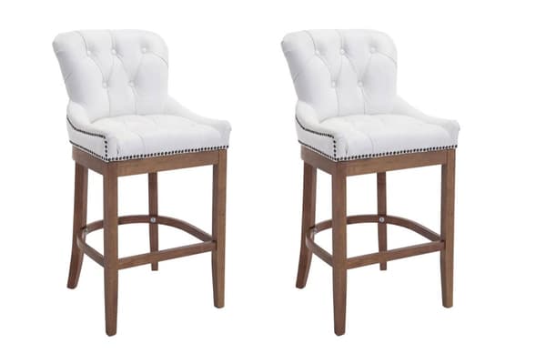 CLP 2-pack Baarituoli Lakewood Aito Nahka
