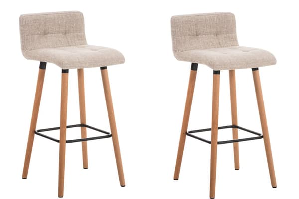 CLP 2-pack Barstol Lincoln Stof