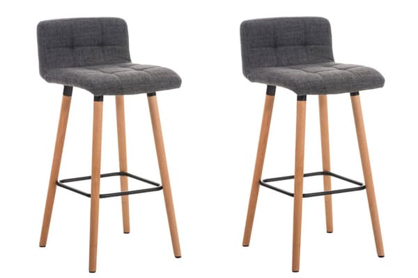 CLP 2-pack Barstol Lincoln Stof
